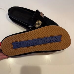 Burberry Black Suede Urchin Clogs Men's 11 -** Read Description